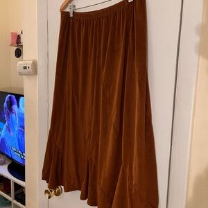 Elegant Brown Skirt